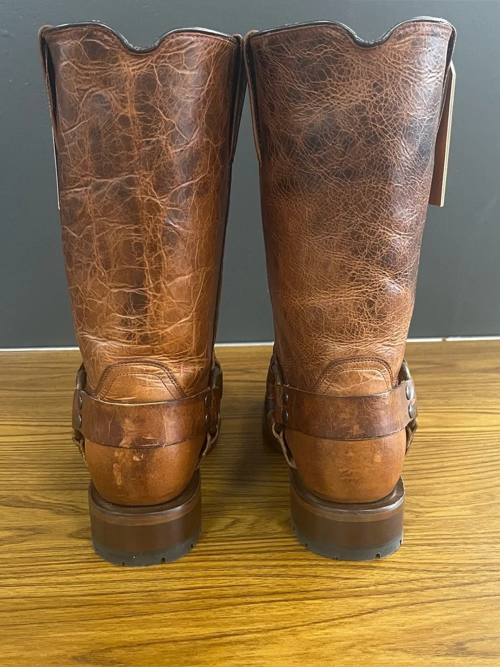 NIB Stetson Men’s Harness Boots